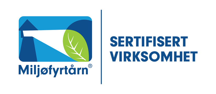 Miljofyrtarn Sertifisert virksomhet Positiv horisontal Medium